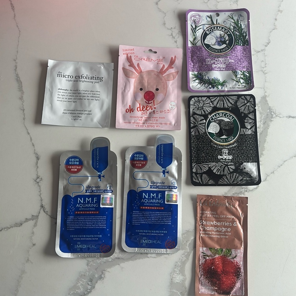 Lot of 7x Sheet Masks